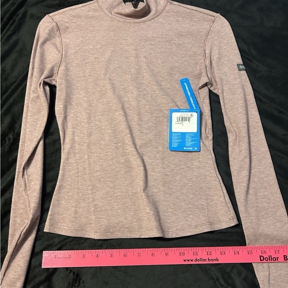 Women's Columbia Amberview Performance Fit Omni-Shade Mock Turtleneck Shirt XS - Picture 8 of 9